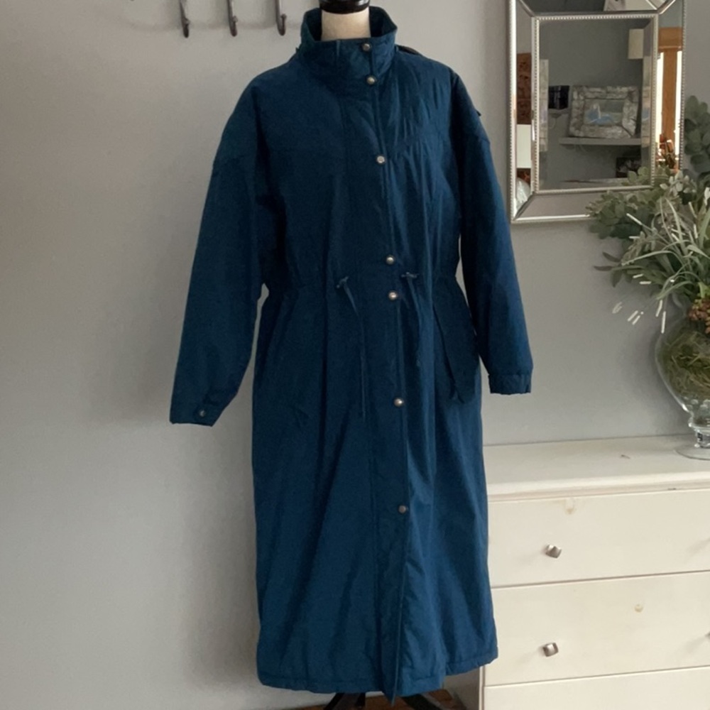 LL Bean Long Goose Down Jacket